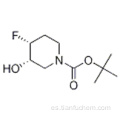 4-fluoro-3-hidroxipiperidina-1-carboxilato de cis-terc-butilo CAS 1174020-46-2